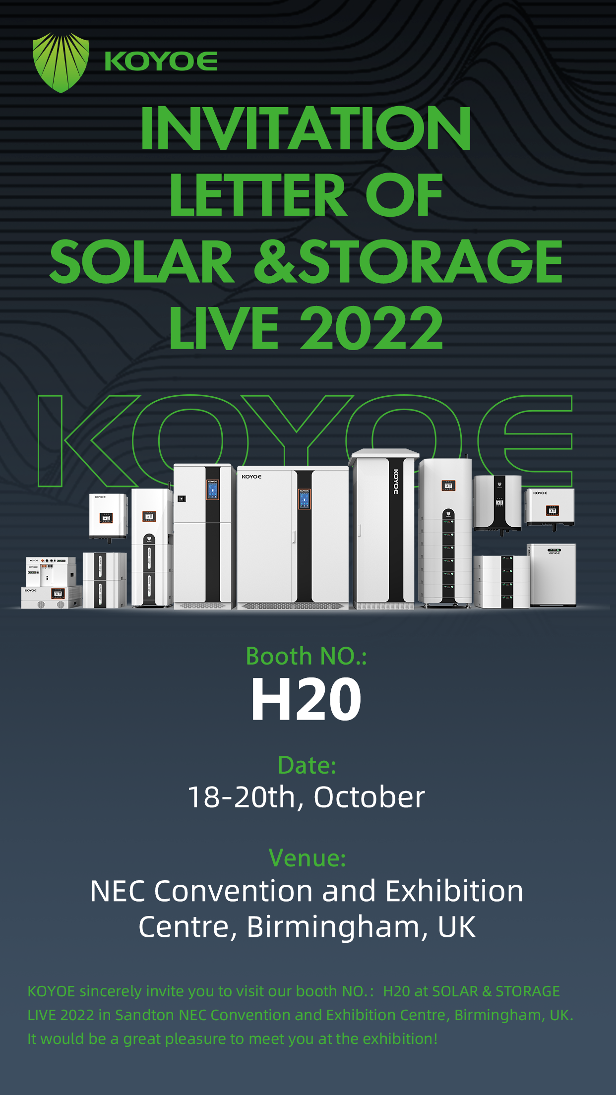 展會(huì)直擊丨2022年英國太陽能暨儲(chǔ)能展覽會(huì)Solar & Storage Live